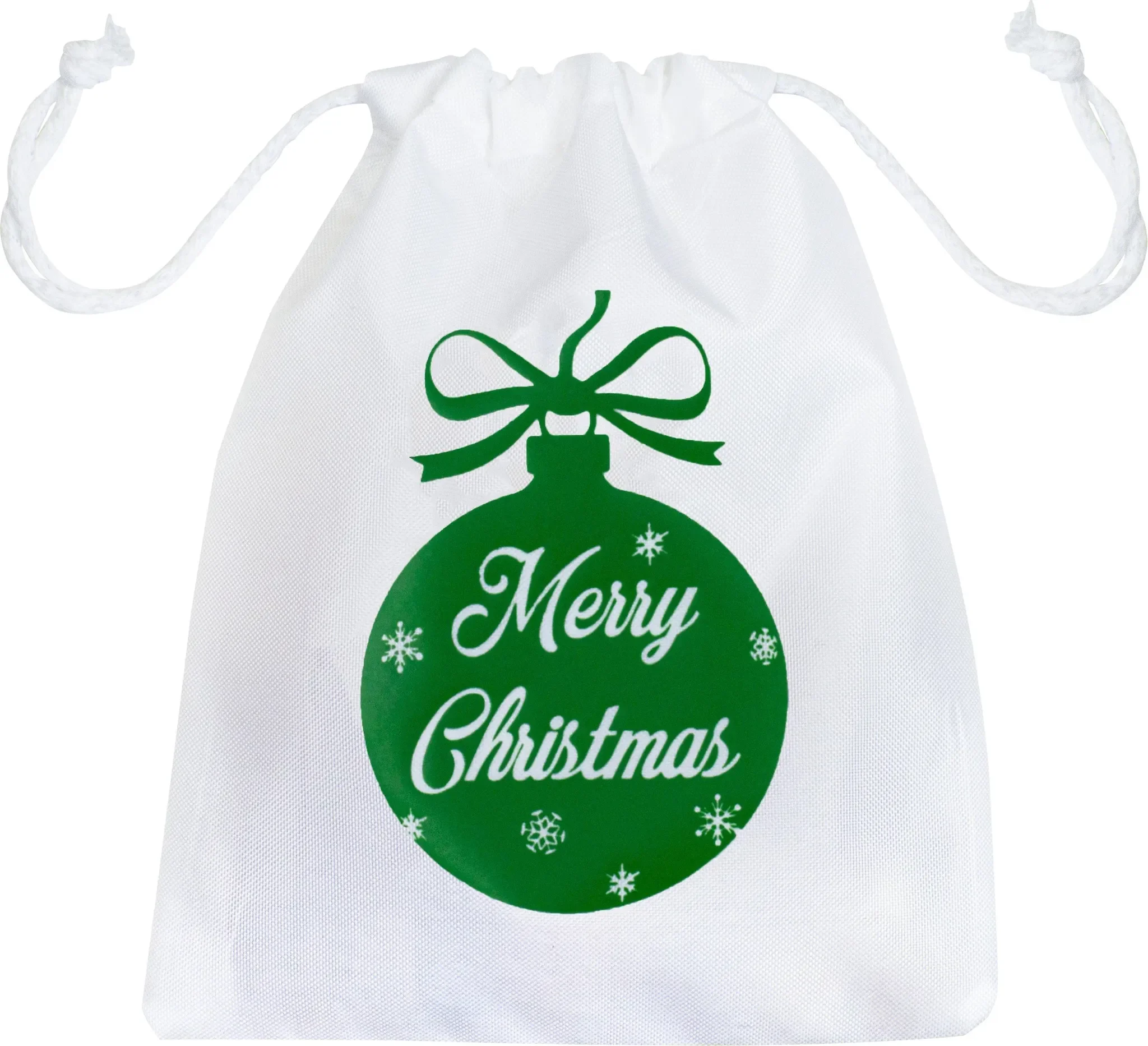 Polyesterbeutel 15 × 20 cm – Weihnachtsdesign, mit Kordelzug