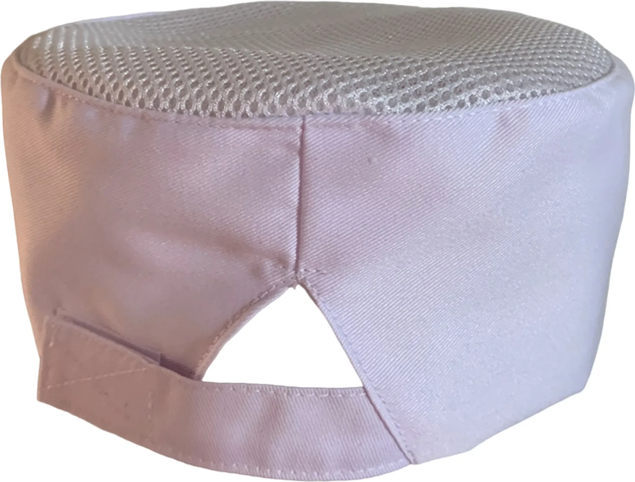 Kochmütze mit atmungsaktivem Mesh – flache Kuppel, Unisex