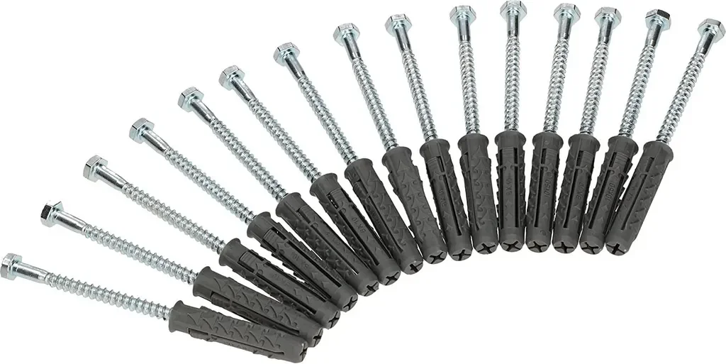 KOTARBAU Universaldübel mit Sechskantschraube 10x80 mm 15 Stk