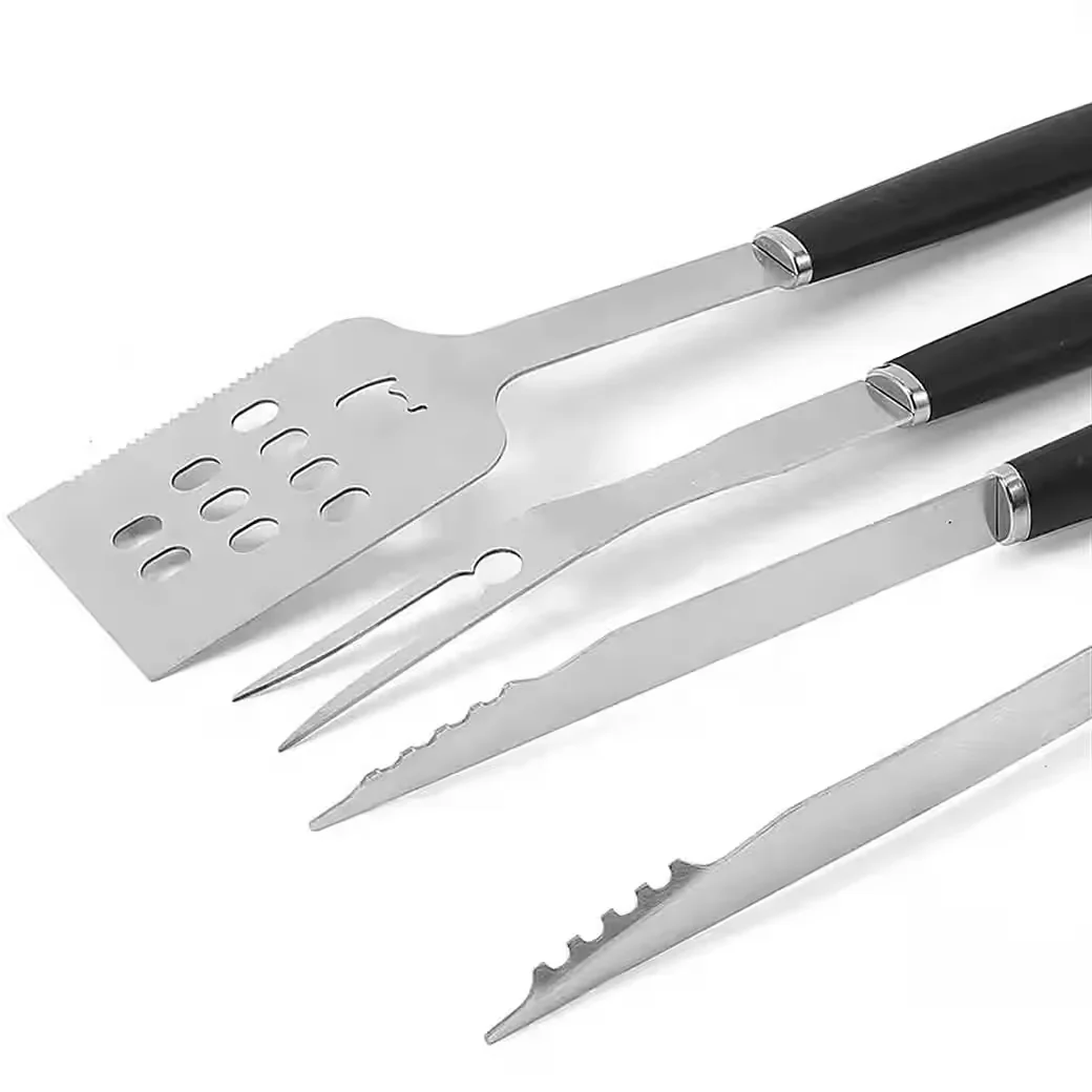 ADLER BBQ Grillbesteck Set AD 6727 aus Edelstahl mit Transporttasche
