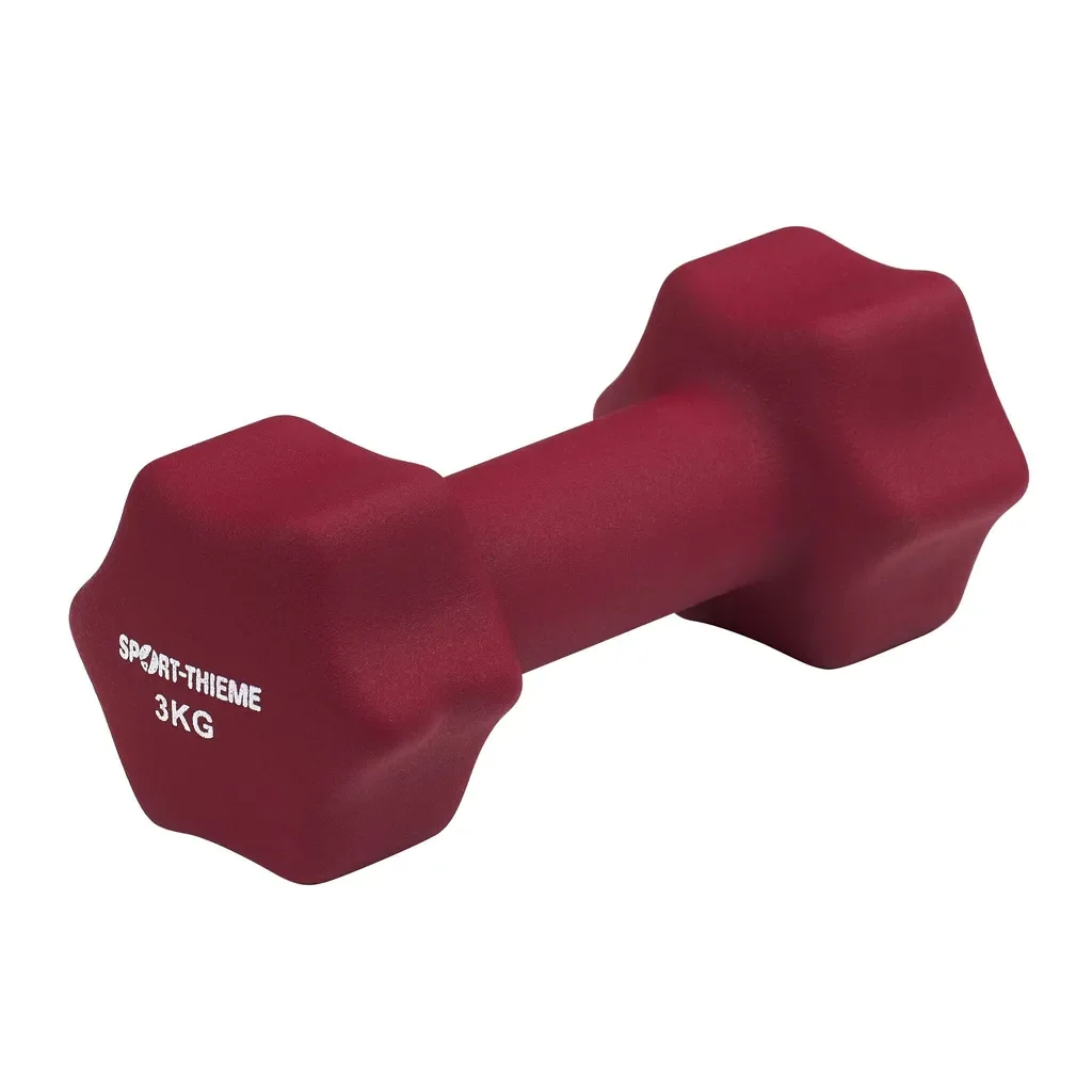 Sport-Thieme Neopren-Fausthantel 3 kg bordeaux