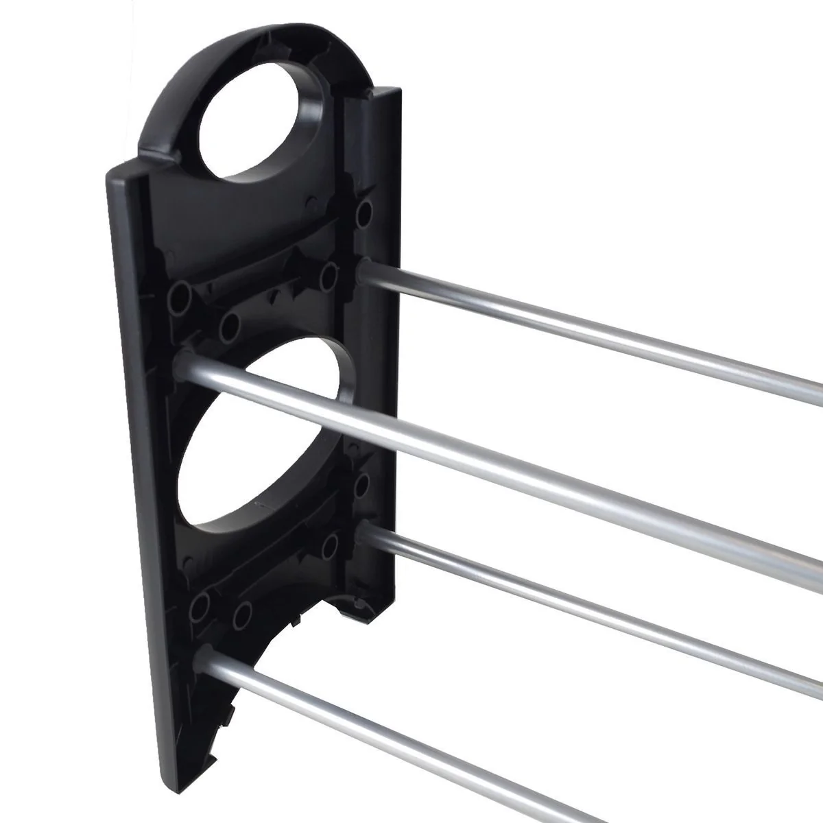 BENSON Schuhregal Schuhablage Metall 2 Ablagen 64x20x34 cm