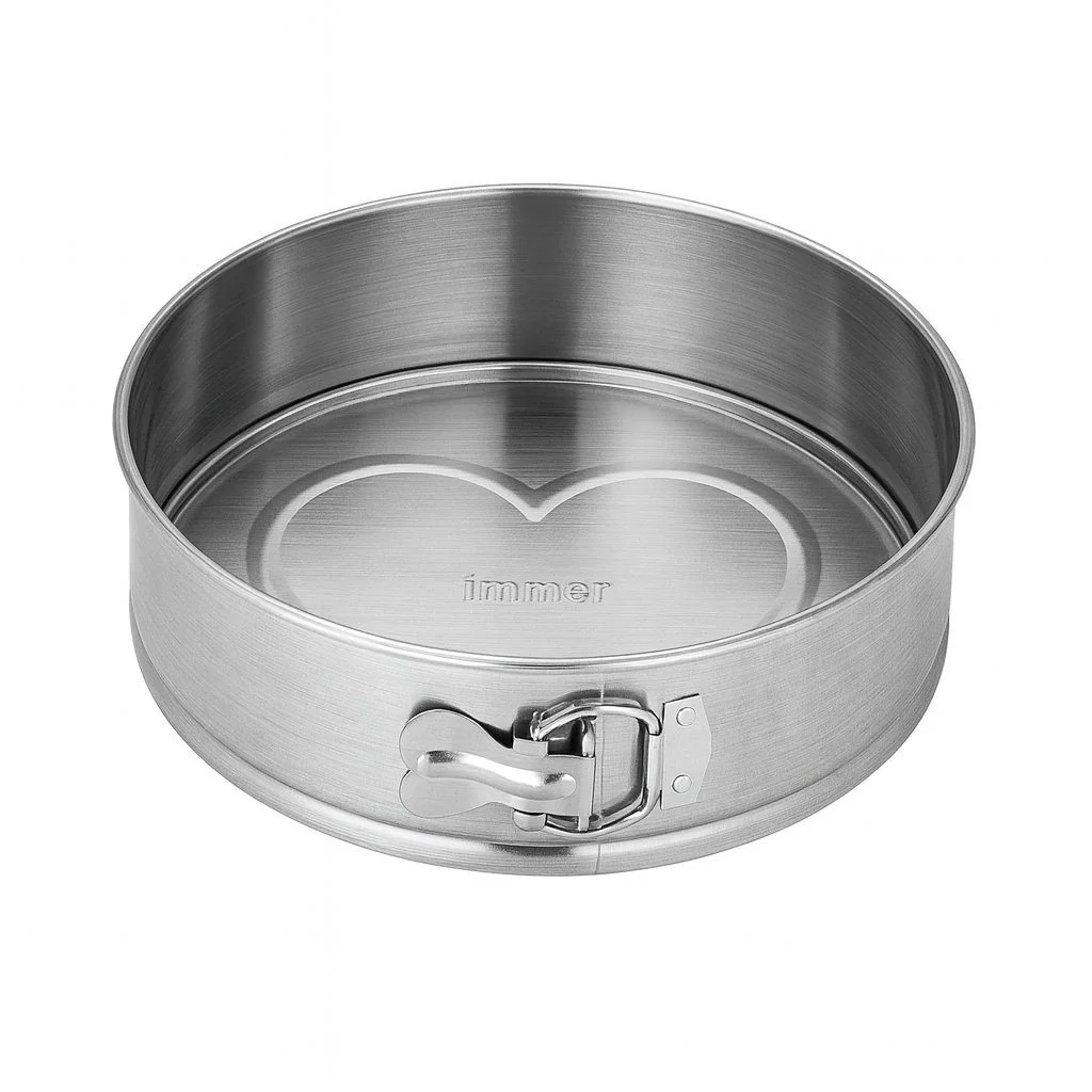 IMMER Springform 25 cm aus Edelstahl, unbeschichtet, PFAS-frei