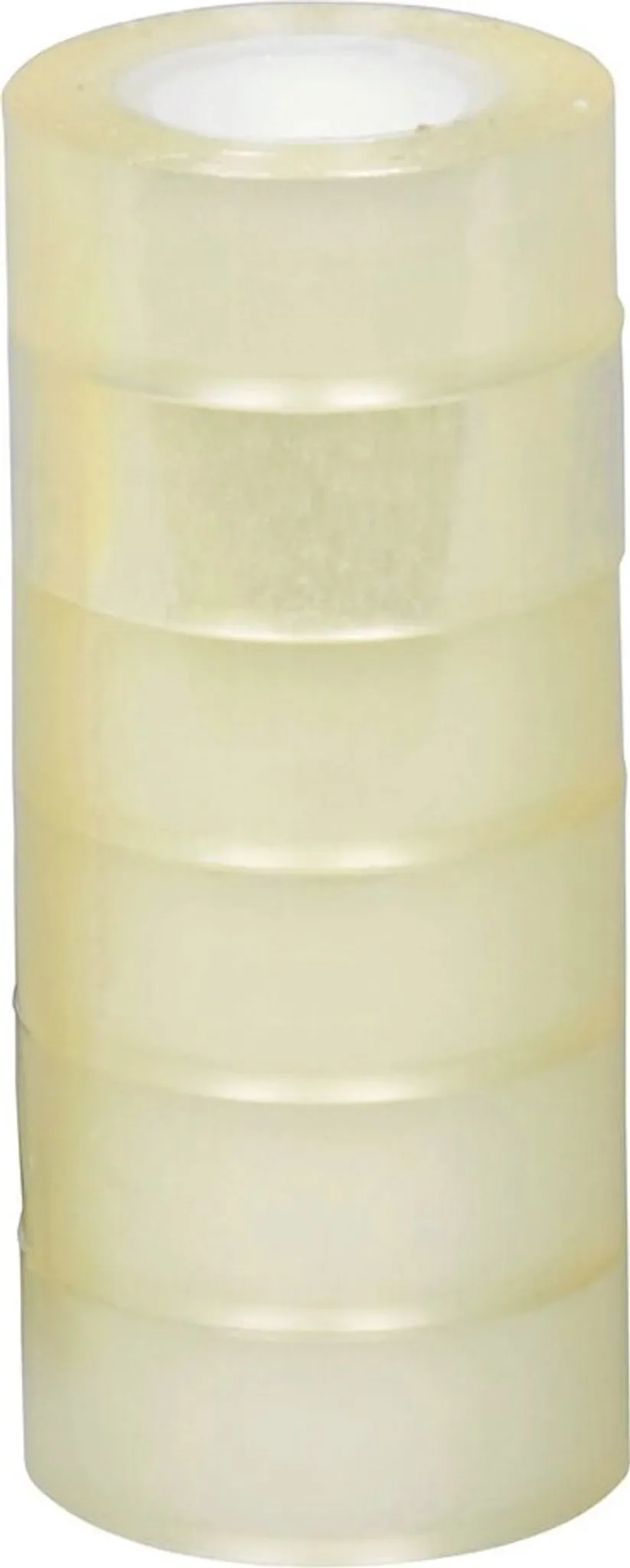 Klebefilm transparent – 6 Rollen à 19 mm × 33 m