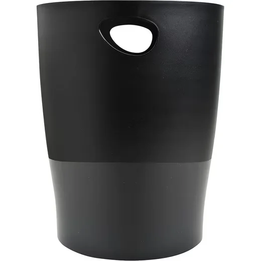 EXACOMPTA ECOBIN Papierkorb 15 Liter schwarz