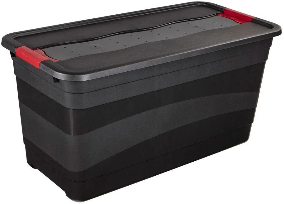 KEEEPER eckhart Transportbox 83 l mit Deckel Schiebeverschluss stabil