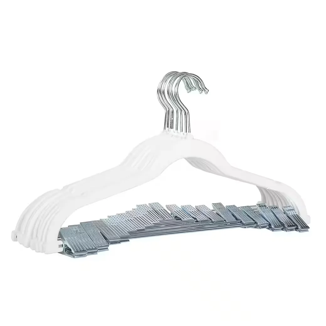SVITA Kleiderbügel Anzugbügel mit Hosenclips