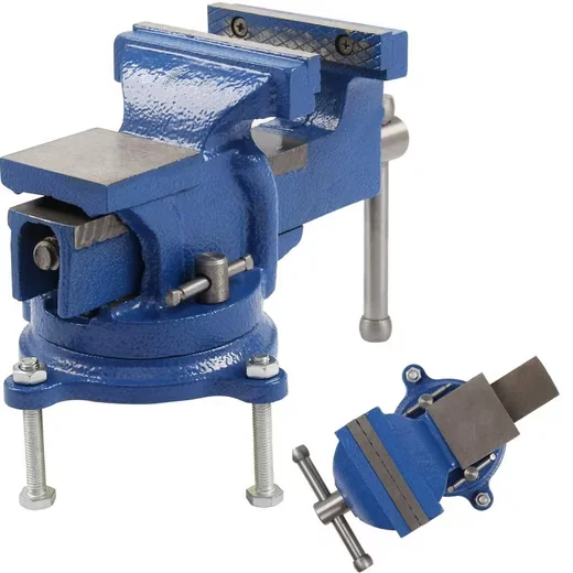 YOUYIJIA Werkbankschraubstock 150 mm 360 Grad drehbar