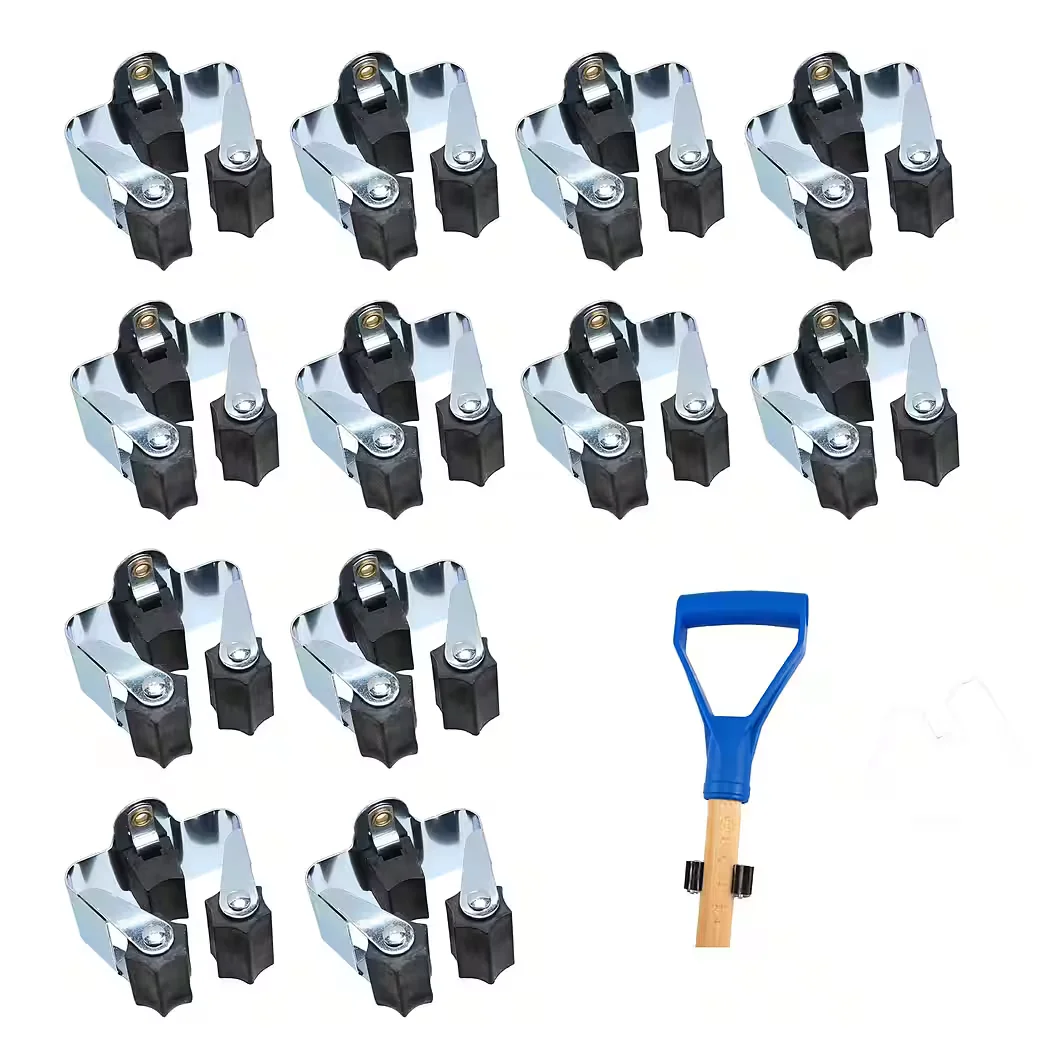 WORK-IT Wandhalter 12er Set Werkzeug- und Besenhalter mit Schrauben