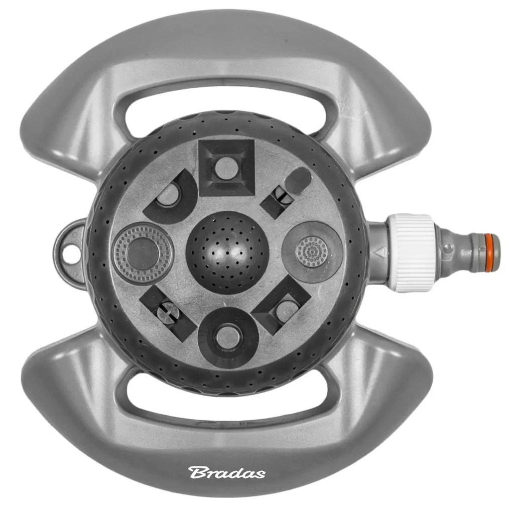 Bradas White Line Rasensprenger 8 Funktionen grau