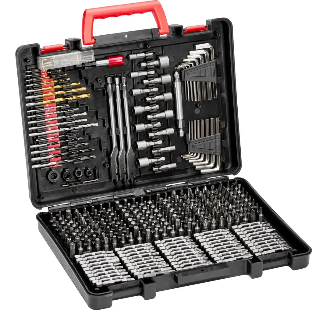 SucceBuy Bohrer und Bit Set 318 teilig für Holz Metall Beton
