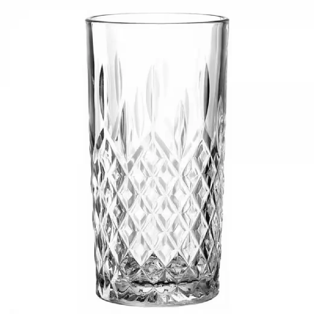 Leonardo Longdrinkglas Limited – Designglas mit Facettenmuster