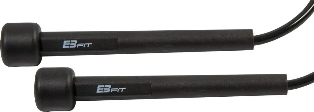 Enero Fit Speed Rope Springseil PVC 285 cm verstellbar Schwarz Fitness