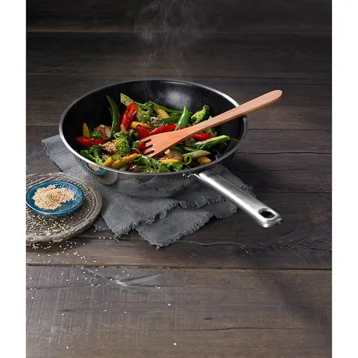 SILIT Wok Wuhan 28 cm Wokpfanne Induktion Keramik Antihaft