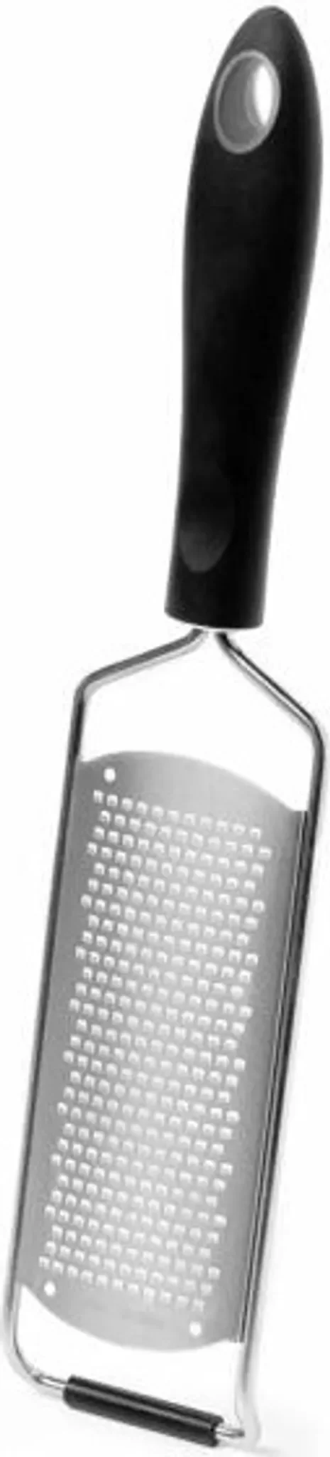 Küchenreibe Wide Extra-Fein – Edelstahl, Schwarz