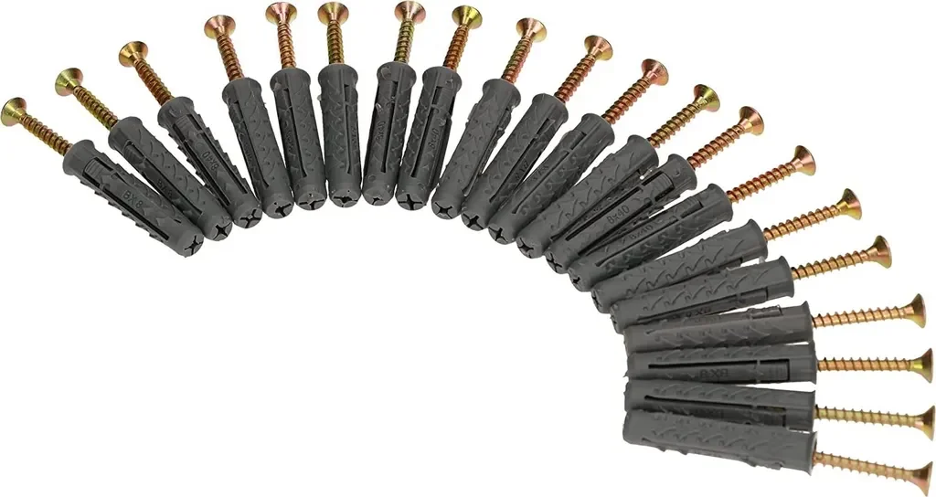 KOTARBAU Universaldübel mit Holzschrauben 20 Stk 8x40 mm