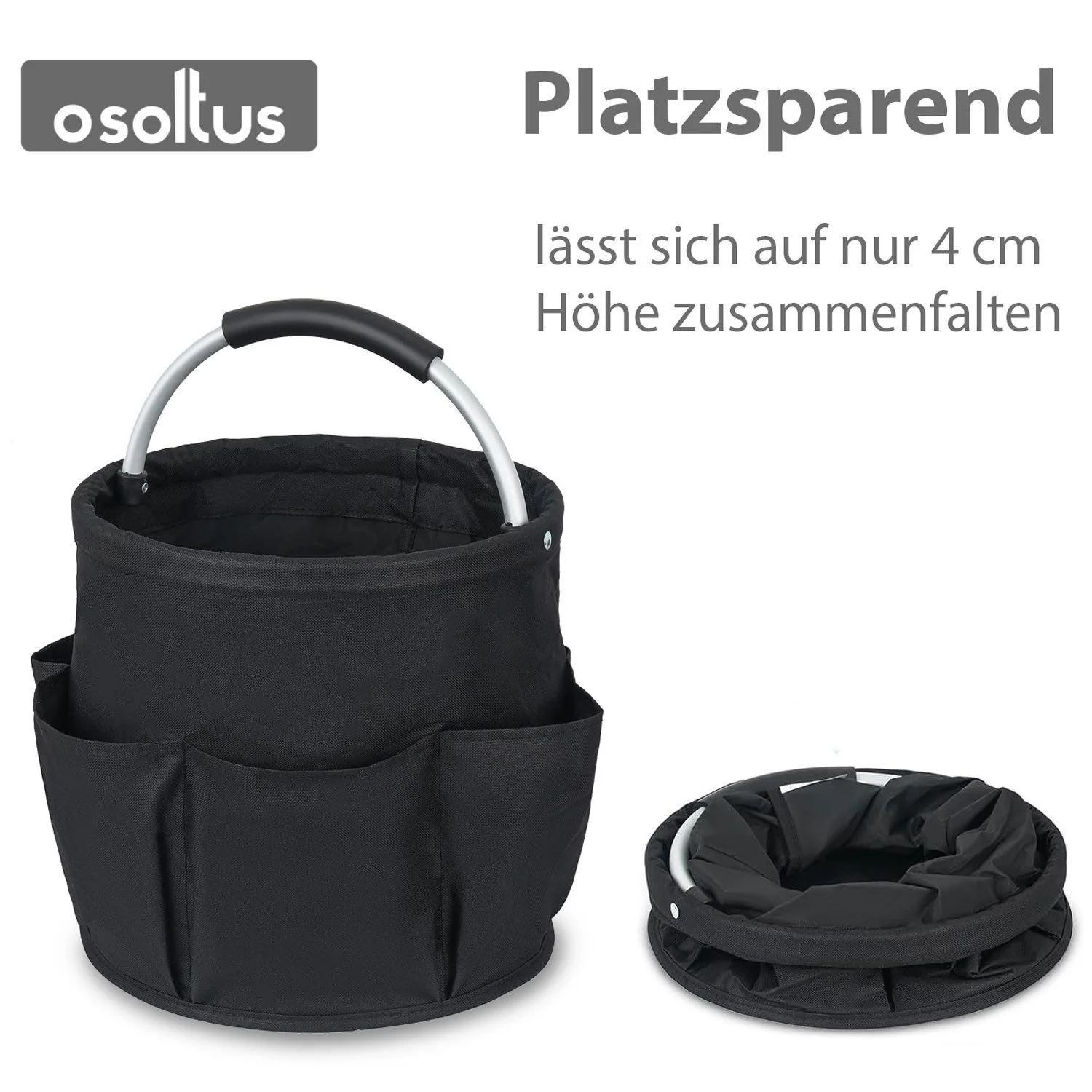 OSOLTUS Gartengerätetasche Werkzeugkorb Aufbewahrungskorb Gartenkorb