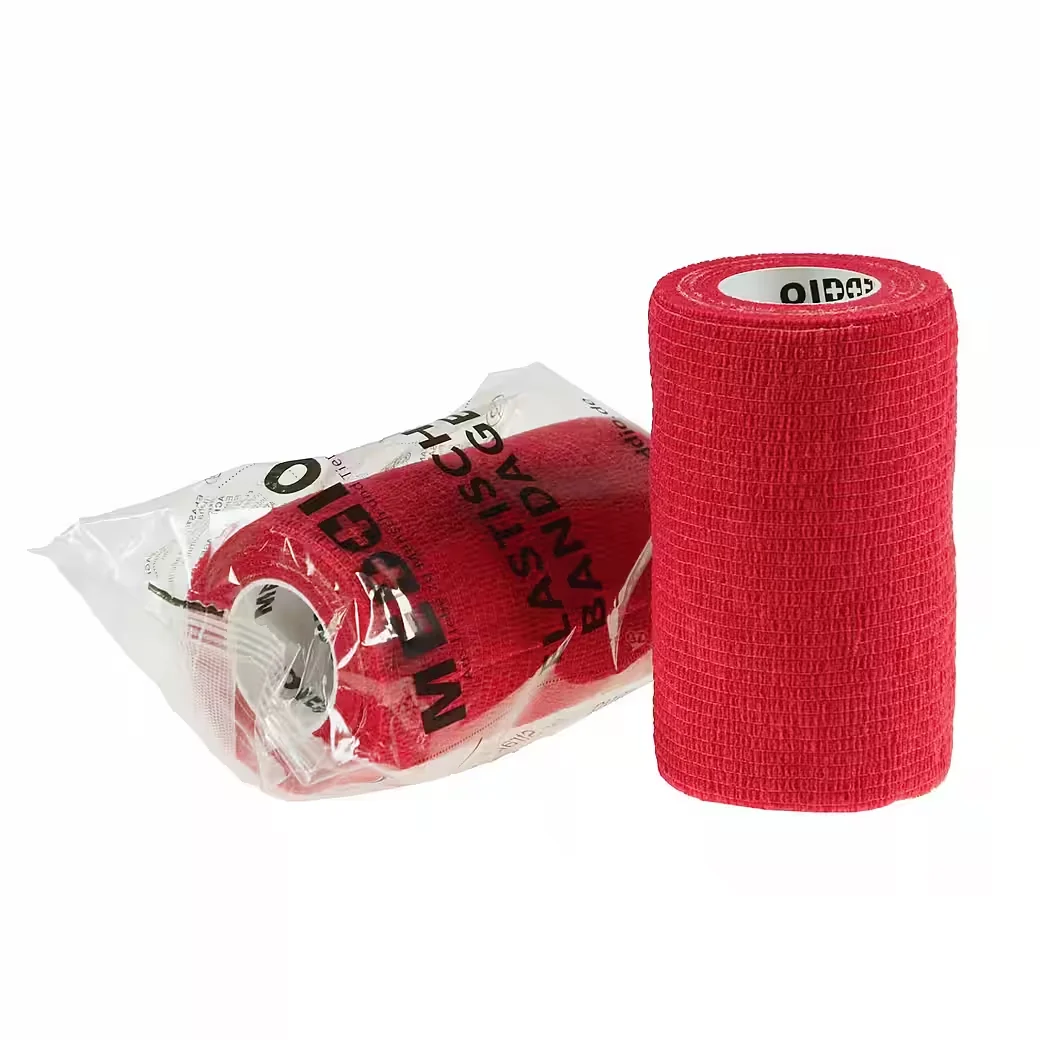 Selbsthaftende Bandage 10 cm – Vethaft Extra, Rot