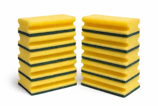 BAYLI Scheuerschwamm XXL 10 Stück 153x69x42 mm Küchenschwamm