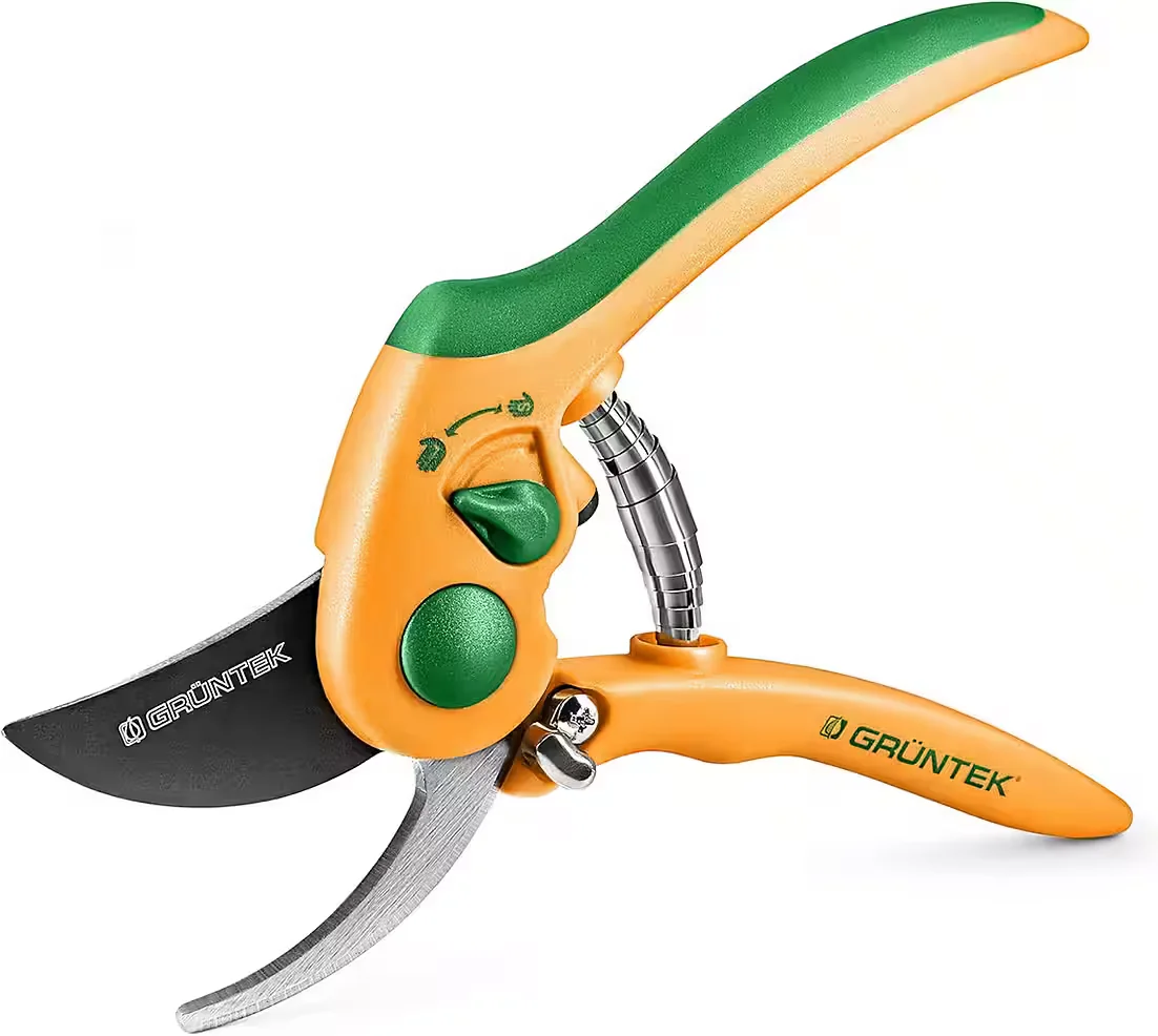 GRÜNTEK Gartenschere Flamingo, variable Öffnung, Schnitt bis 19 mm