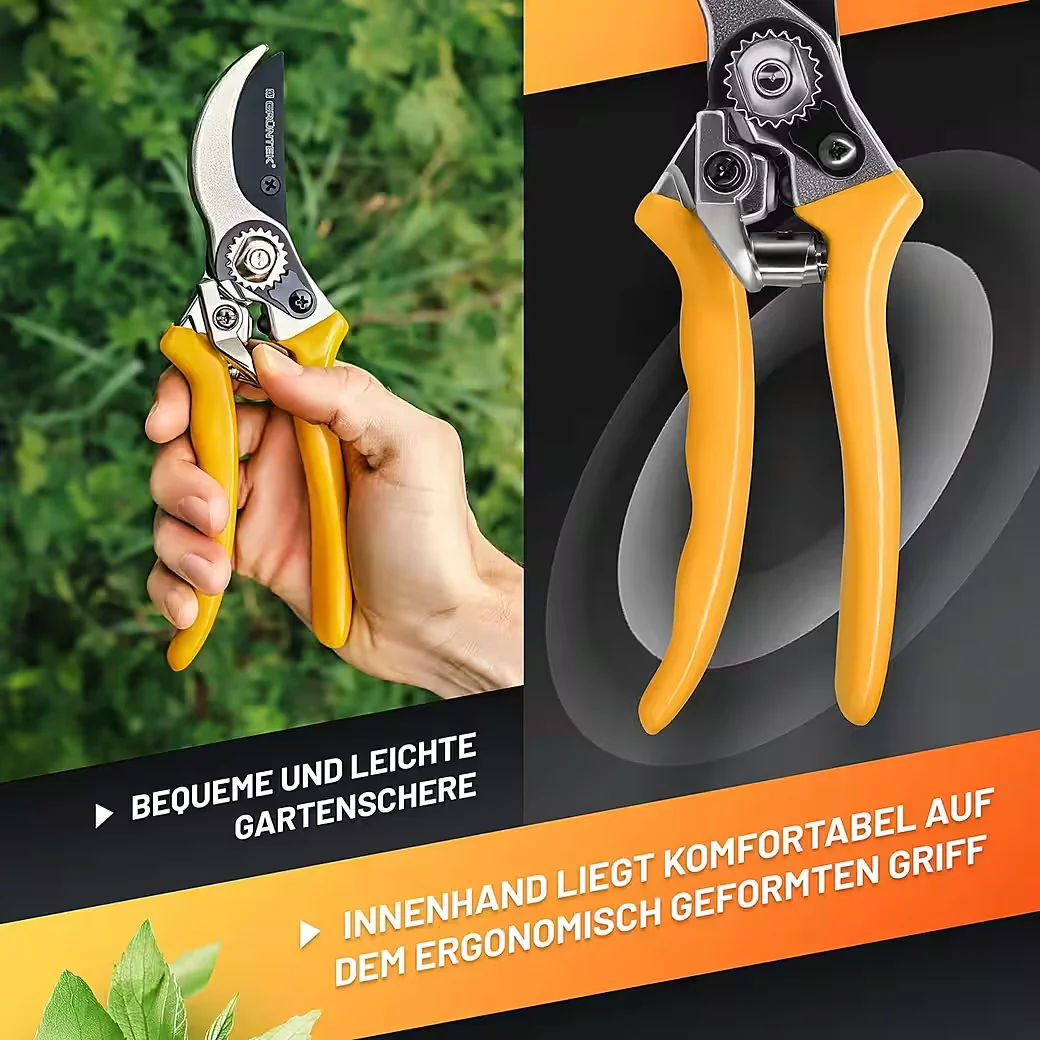 GRÜNTEK Gartenschere SPECHT 55 mm Klinge japanischer Stahl