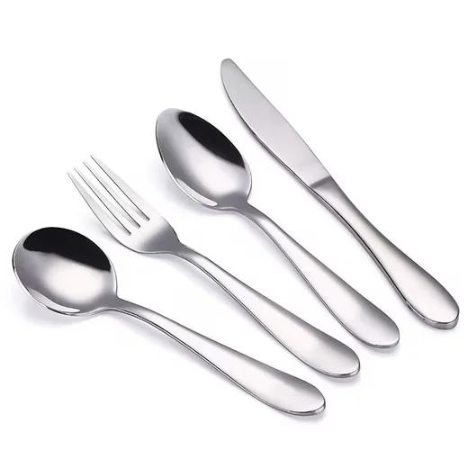 LUXUSKOLLEKTION Kinderbesteck 4-teilig Edelstahl 18/10
