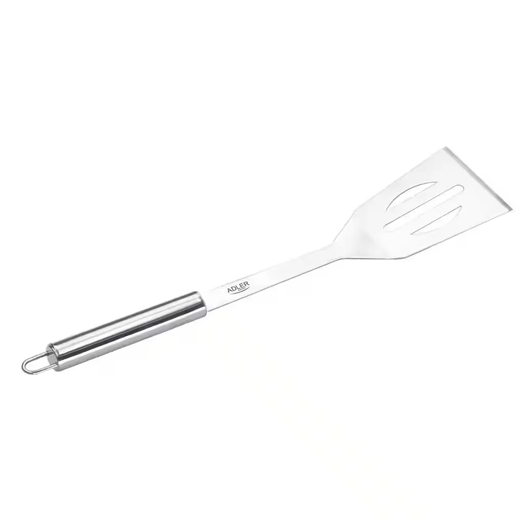 ADLER Grillbesteck AD 6728 Edelstahl Zange Gabel Pfannenwender Set