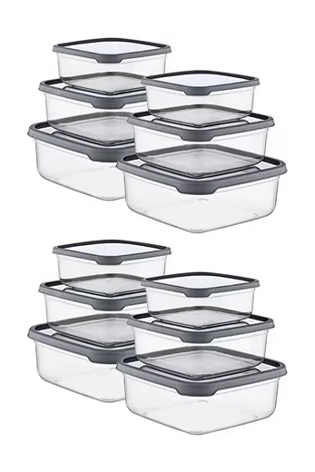 PARPALINAM Frischhaltedosen 12er Set Meal Prep Gefrierdosen Lunchbox