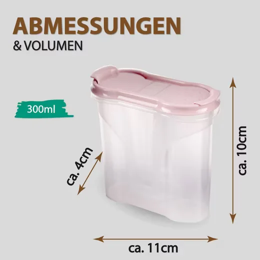 Bestlivings Gewürzbehälter 300 ml Vorratsdose