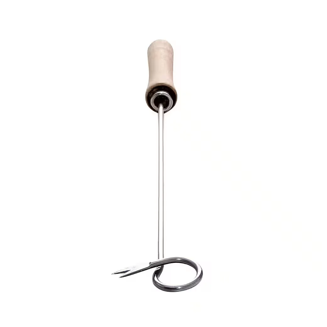 GAUMENKICK Grillbesteck Set Edelstahl Universalwender Fleischhaken