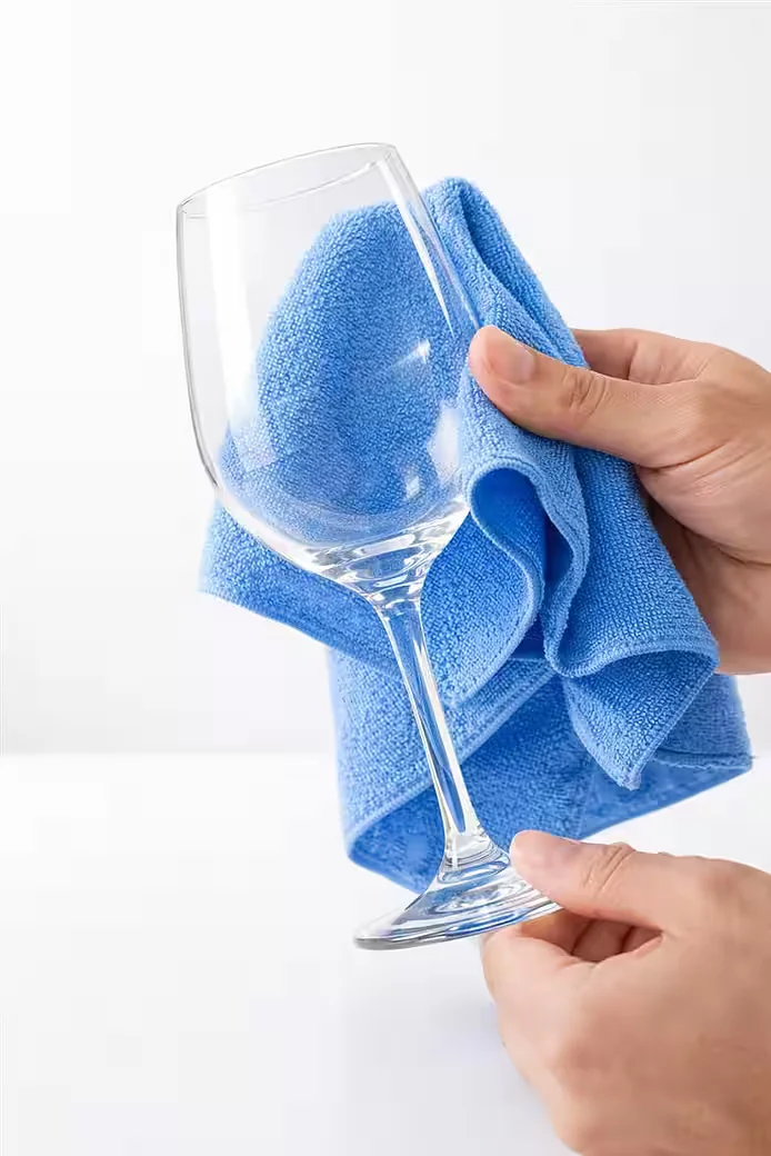 BAYLI Mikrofasertücher 30er Set 38x38 cm 210 gsm blau Reinigung