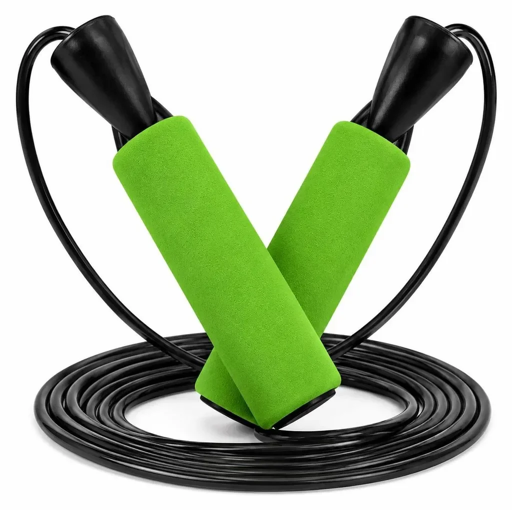 BAYLI Springseil 280 cm grün Speed Rope für Erwachsene Fitness Cardio