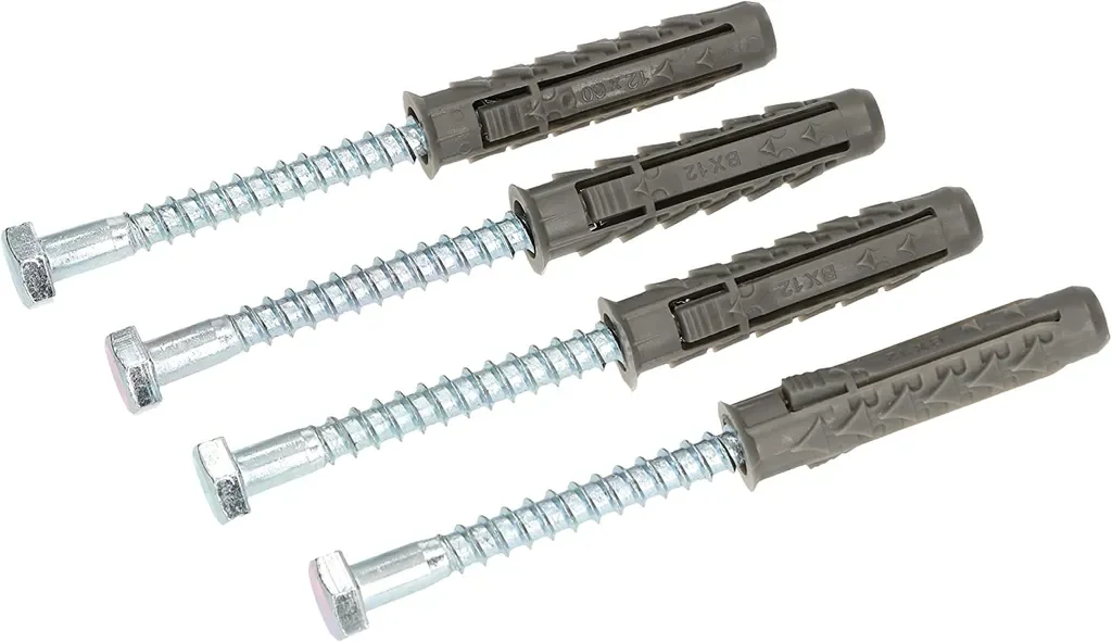 KOTARBAU Universaldübel mit Sechskantschraube Set 8 Stk 12x80 mm