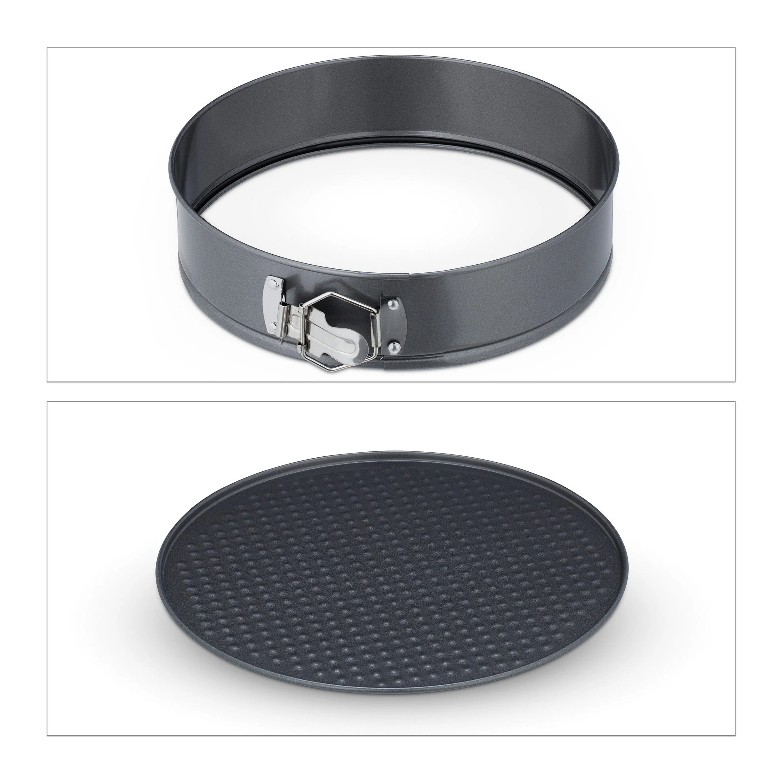 Relaxdays Springform Set 3 teilig Backformen