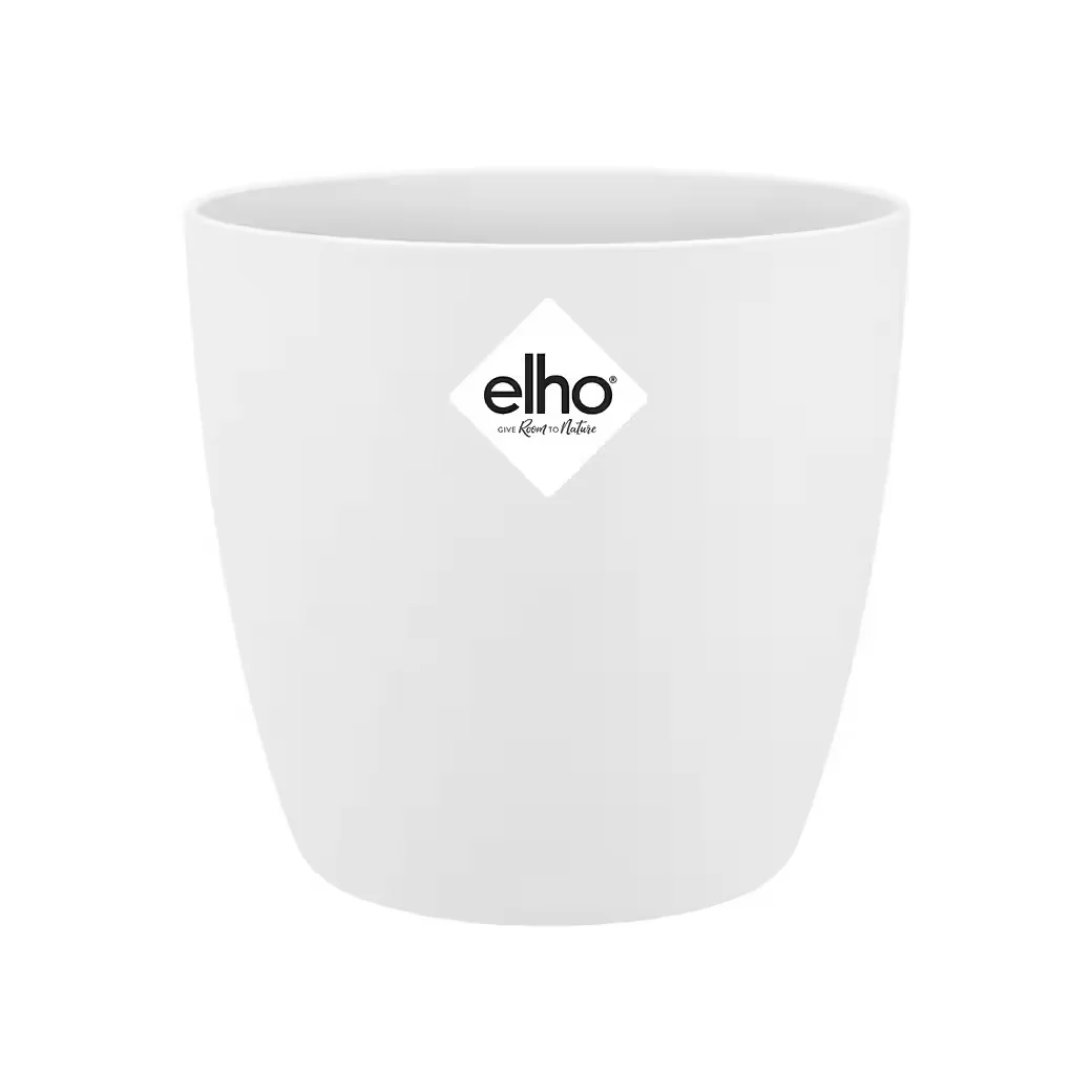 ELHO Brussels Übertopf Blumentopf 9,5 x 8,5 cm weiß