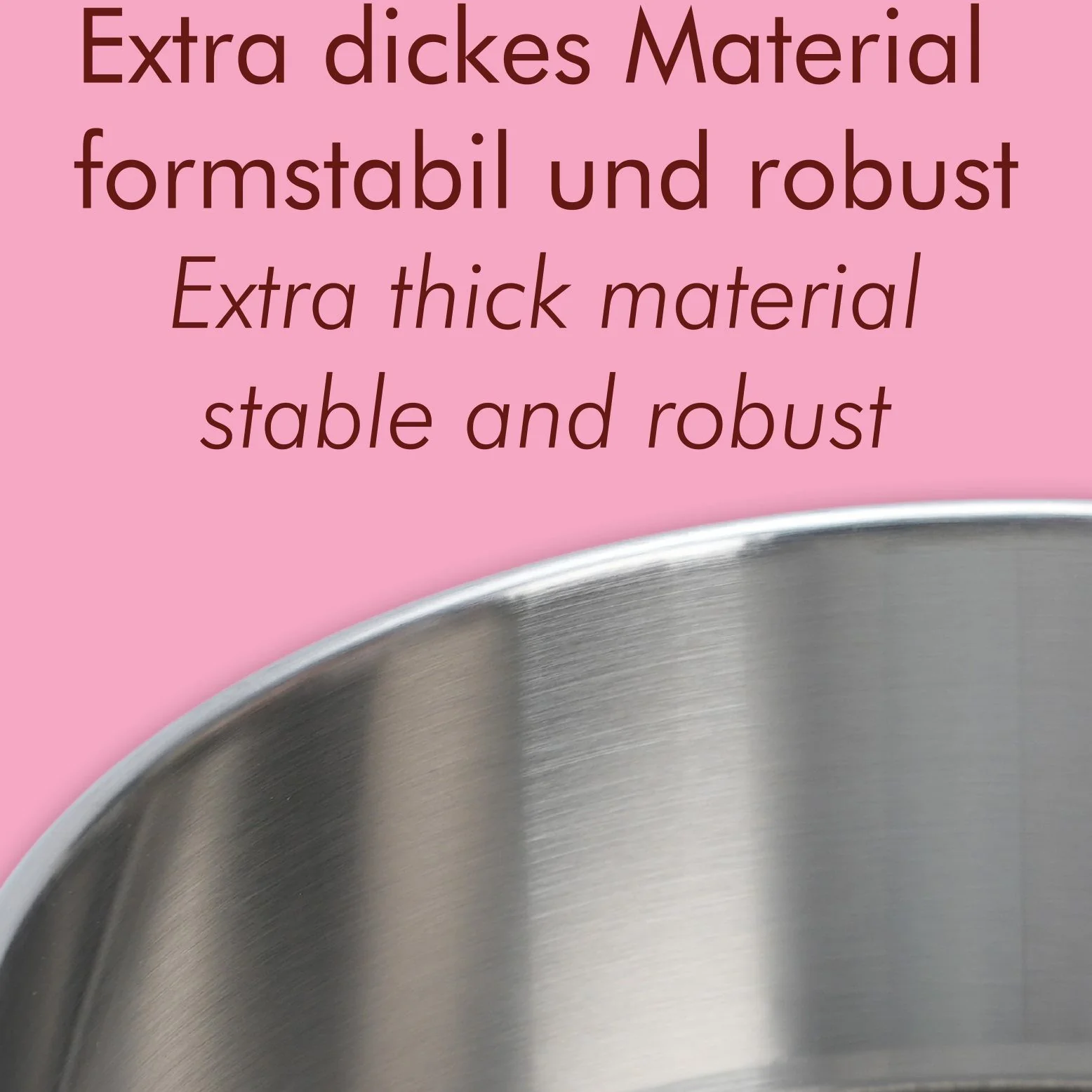 IMMER Springform 25 cm aus Edelstahl, unbeschichtet, PFAS-frei