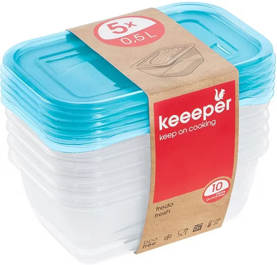 KEEEPER Frischhaltedose fredo fresh Lebensmittelbox Kunststoff