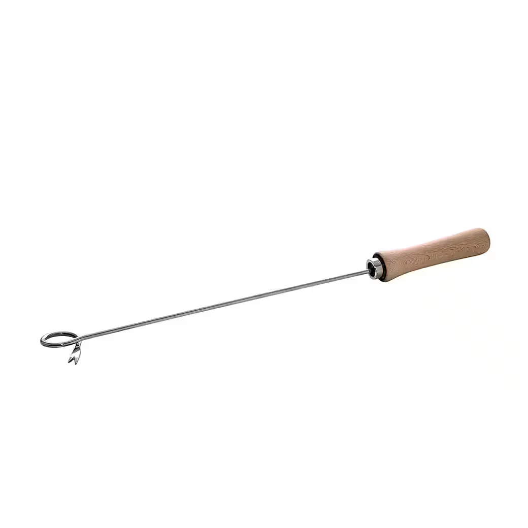 GAUMENKICK Grillbesteck Set Edelstahl Universalwender Fleischhaken