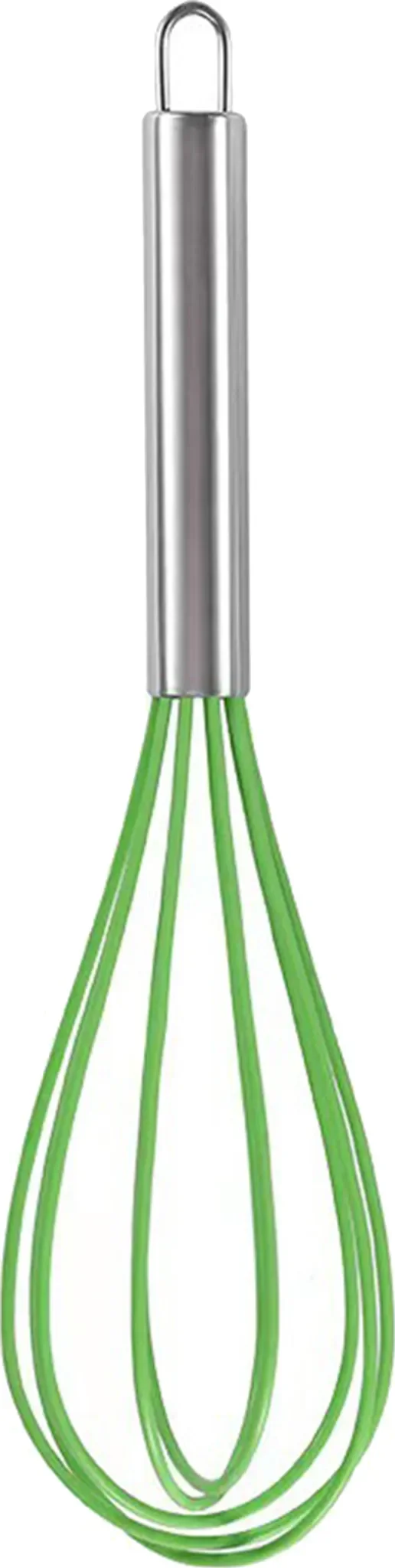 Schneebesen aus Silikon – Edelstahlgriff, 25,5 cm