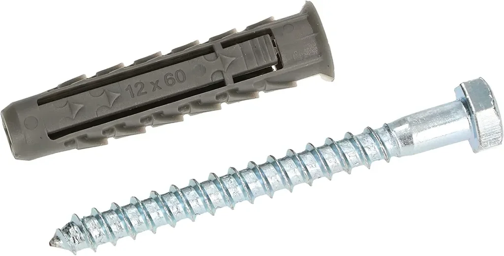 KOTARBAU Universaldübel mit Sechskantschraube Set 8 Stk 12x80 mm