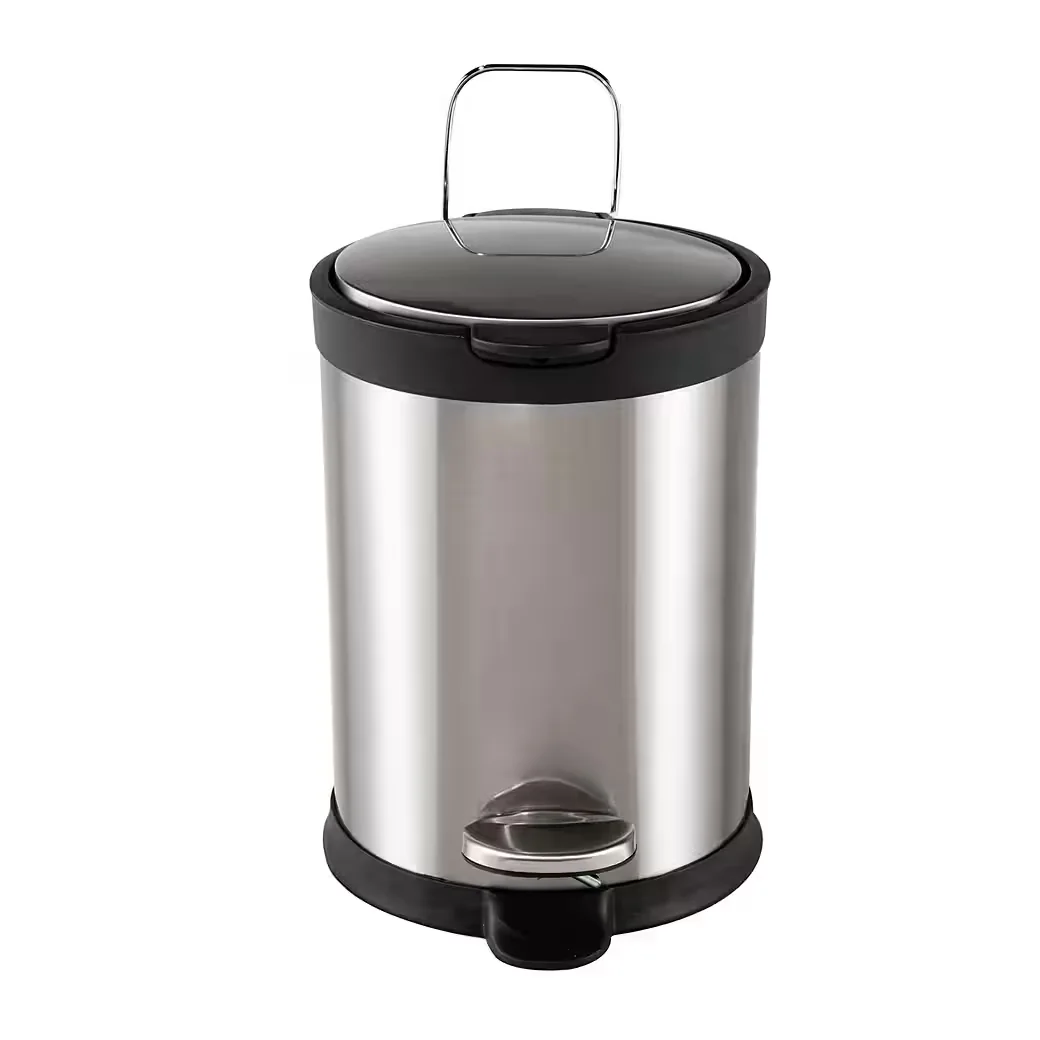 HTI-Living Kosmetikeimer Treteimer Jannik Edelstahl 3 Liter