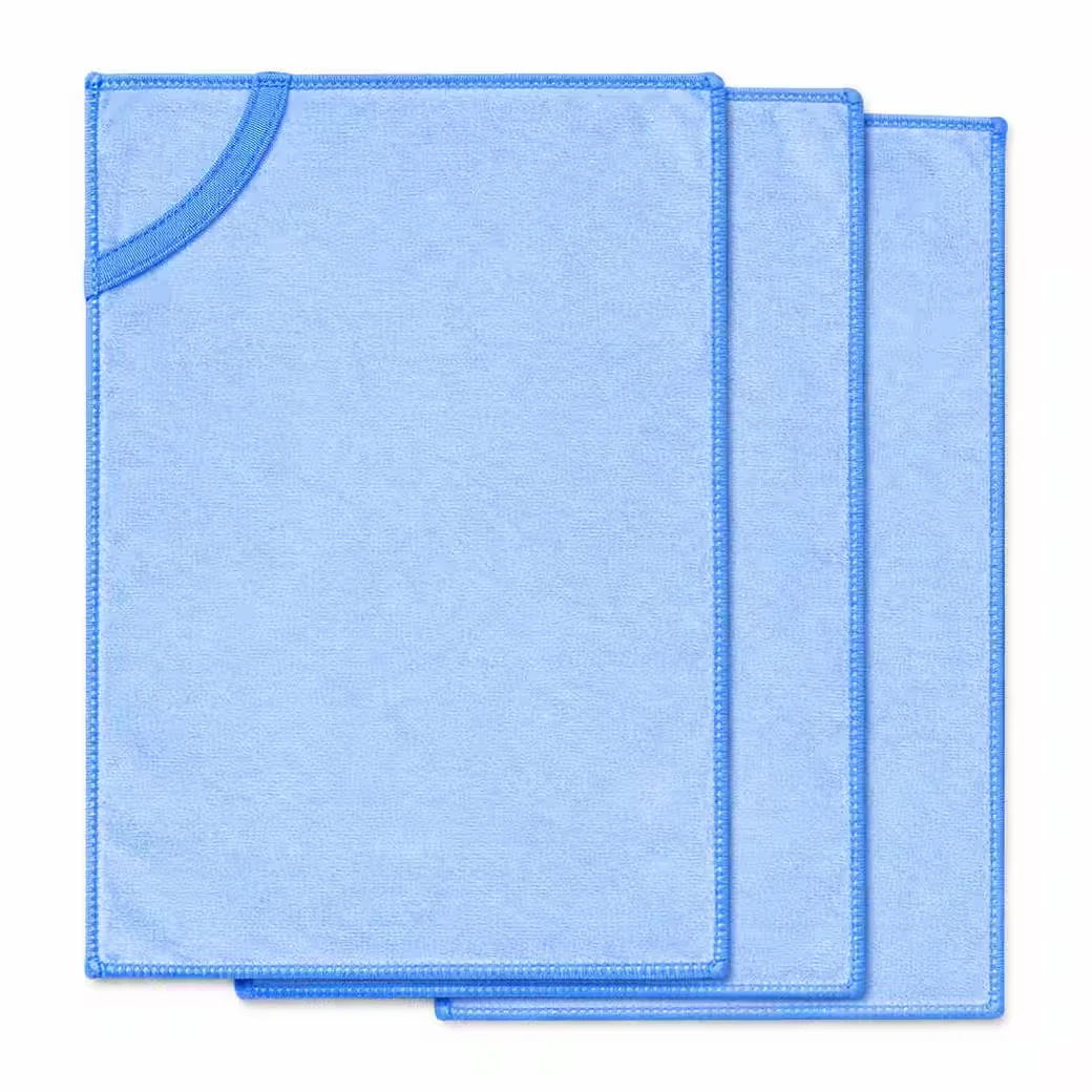 BAYLI 3er Set Glastücher 50x70 cm 300 g qm Mikrofasertücher Fenster