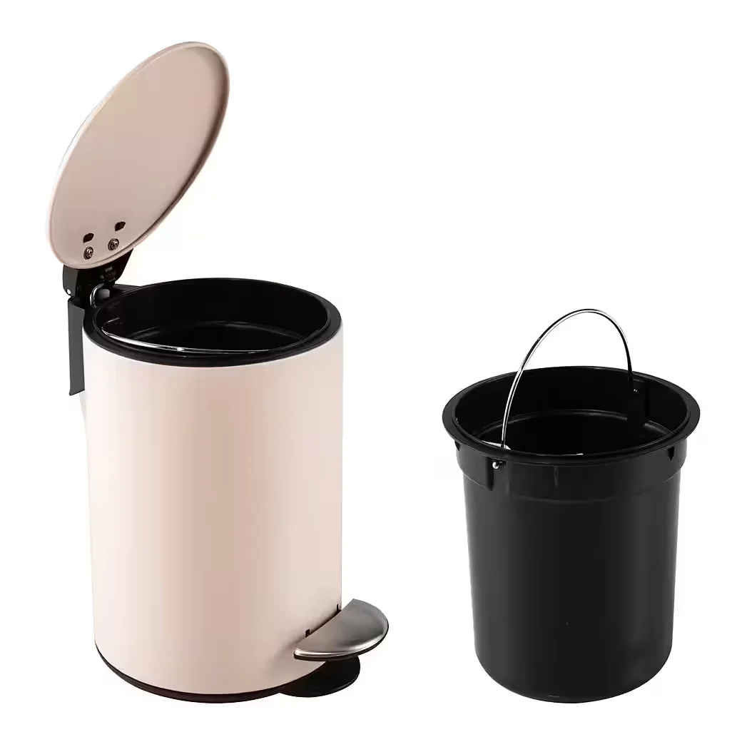HTI-Living Jannik Kosmetikeimer Abfalleimer 3 Liter Soft-Close Deckel