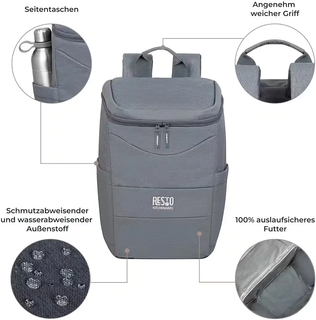 RESTO KITCHENWARE Felis Kühlrucksack isoliert Kühltasche Picknick
