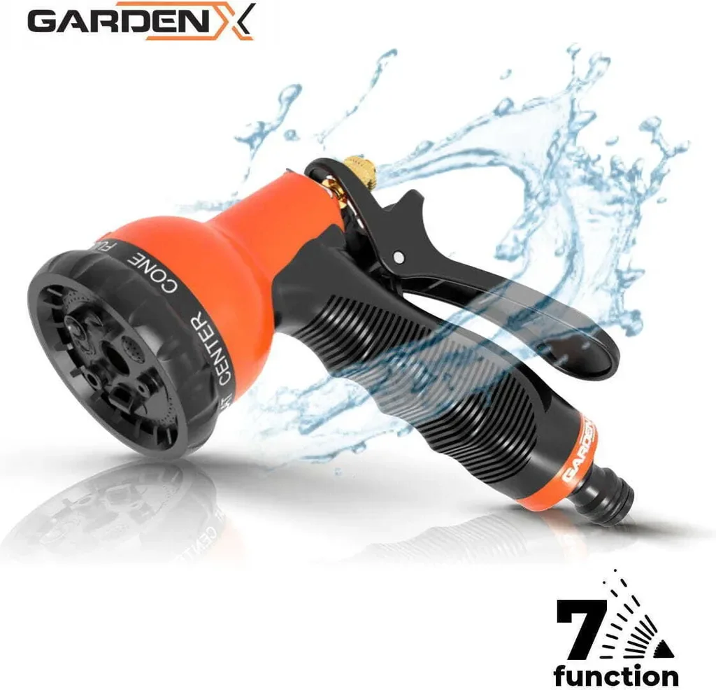 GardenX Bewässerungspistole 7 Funktionen für Gartenschlauch