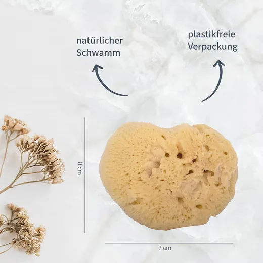 NIYOK Baby und Kinder Naturschwamm plastikfrei biologisch abbaubar