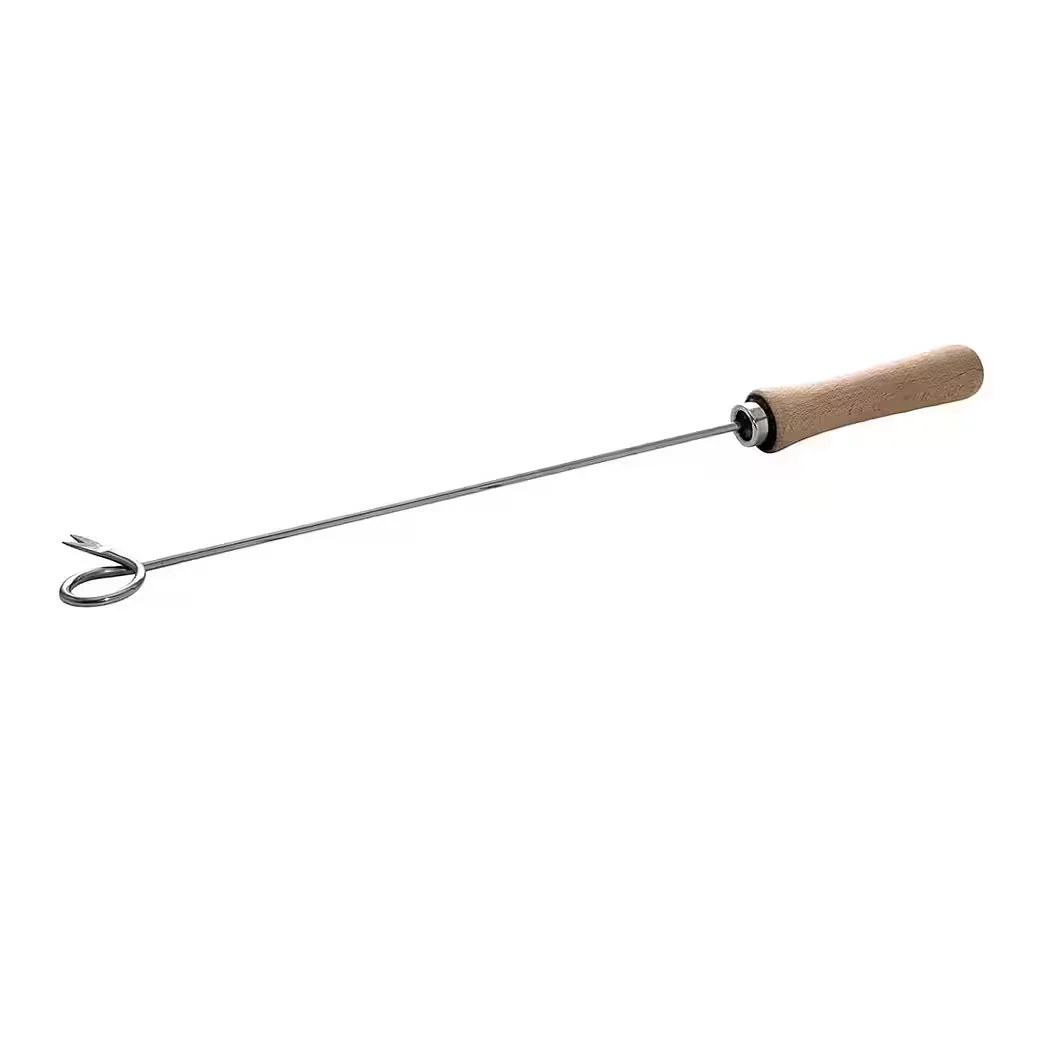 GAUMENKICK Grillbesteck Set Edelstahl Universalwender Fleischhaken