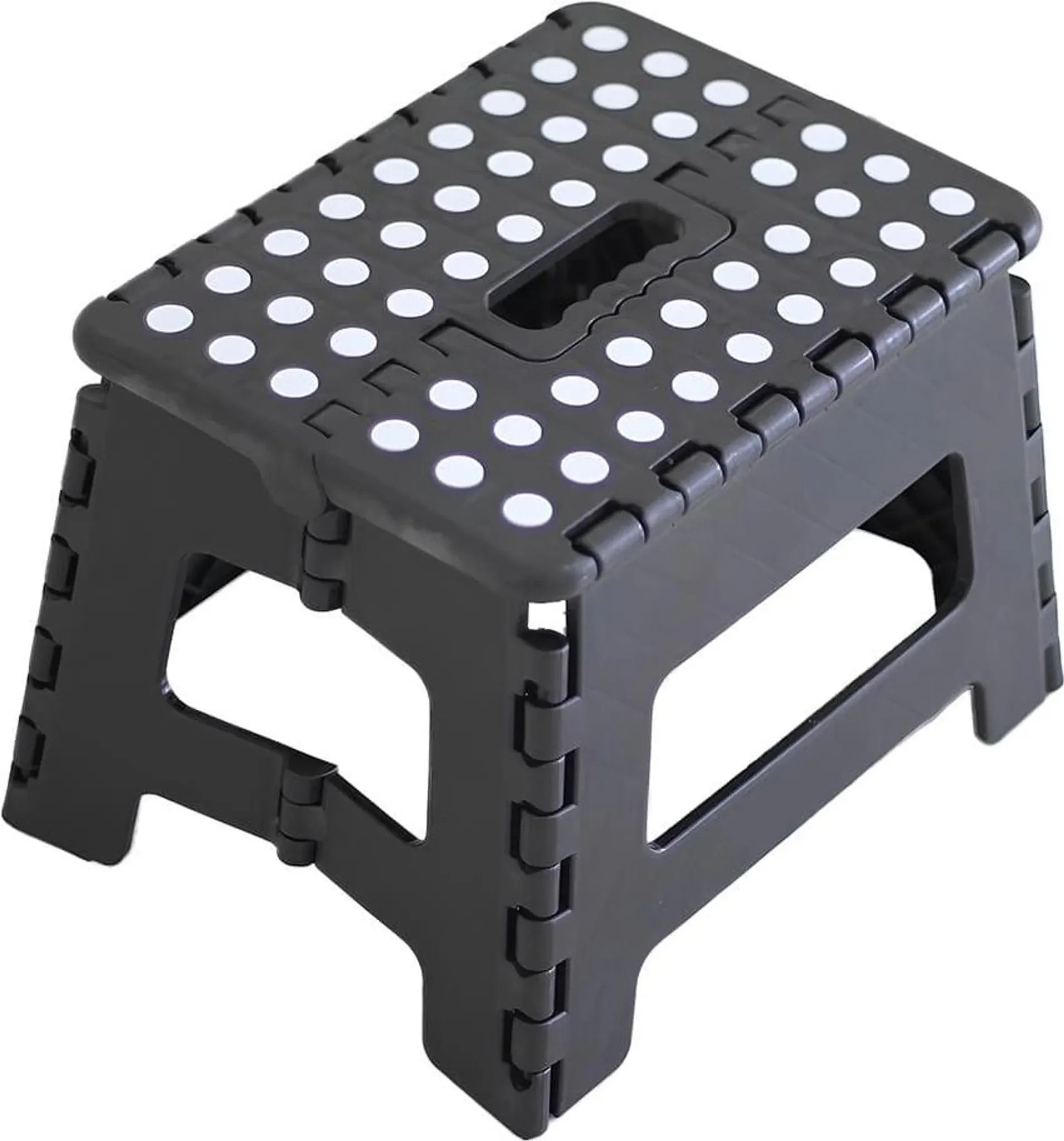 Klapphocker / Klapptritt – Schwarz, faltbar, 22 cm