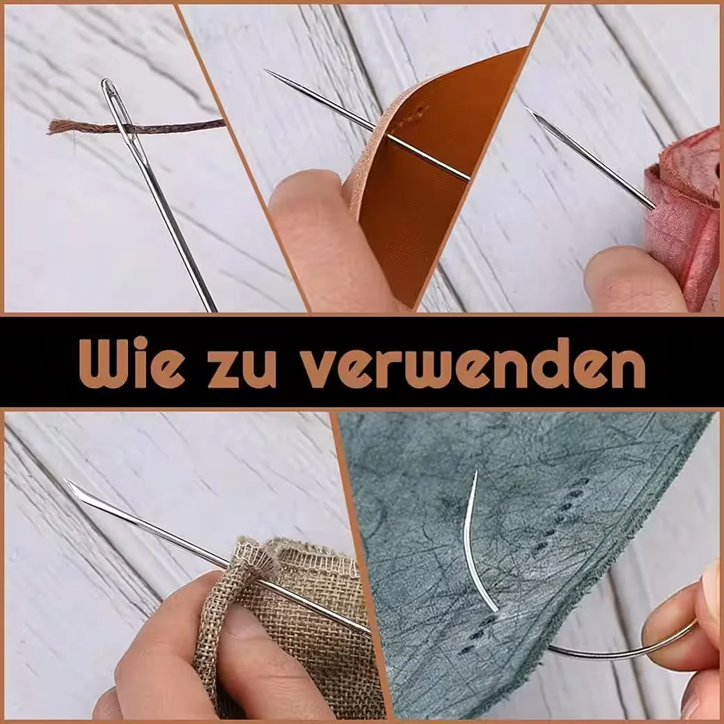 LUXUSKOLLEKTION Nähnadeln für Leder Handnähnadeln Set