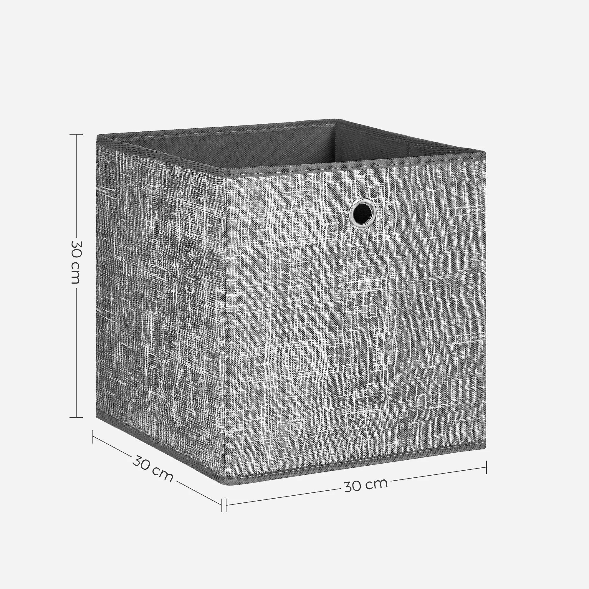 SONGMICS Aufbewahrungsboxen 6er Set Vliesstoff mit Griff